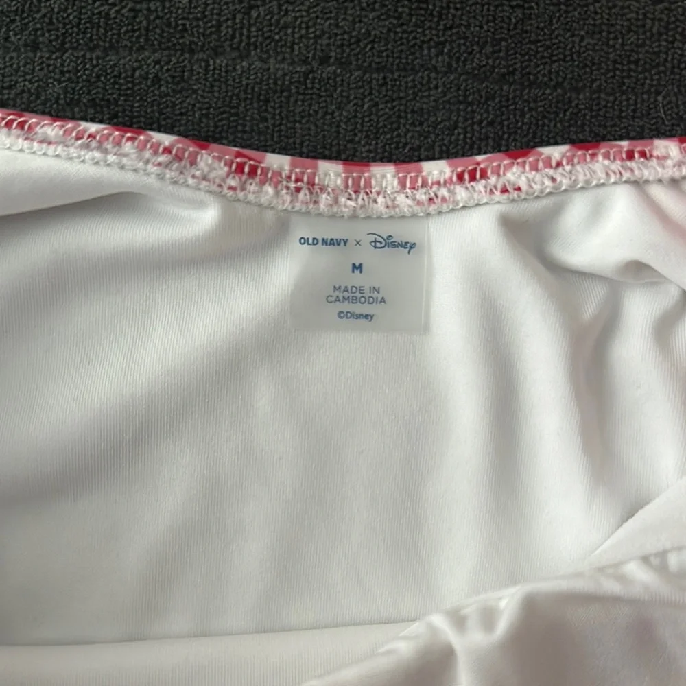 Old Navy x Disney Minnie Mouse Red and White Gingham Bathing Suit One Piece NWT - Picture 5 of 6